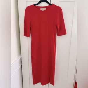 PHILOSOPHY Dresses Republic Clothing Size S Red Midi Dress with Quarter Sleeves
